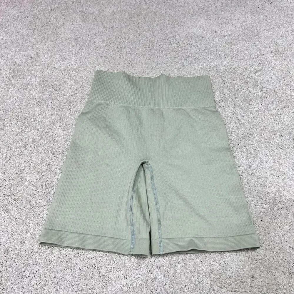 Kimberly C Shorts Biker Women’s Green Pull On Size Small
